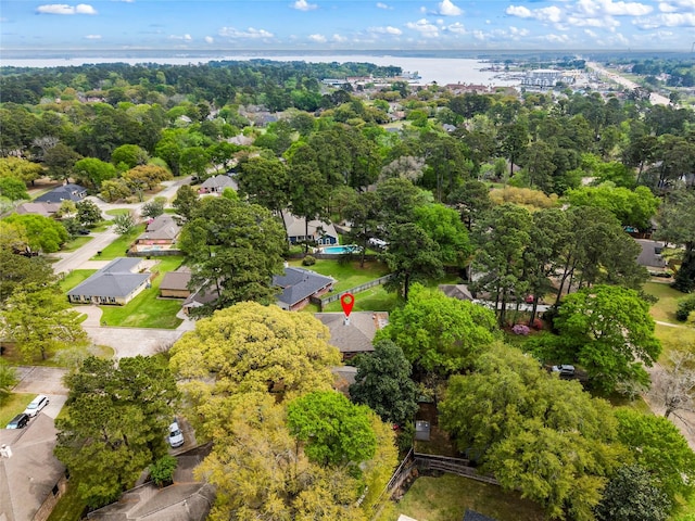 110 Rustling Wind Dr, Montgomery, TX 77356 - aerial view of residential area with a nearby body of water