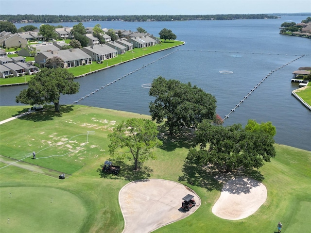 110 Rustling Wind Dr, Montgomery, TX 77356 - aerial perspective of suburban area featuring a large body of water