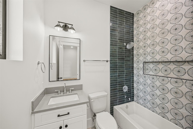 431 W 30th St, Houston, TX 77018 - bathroom featuring vanity and shower / tub combination