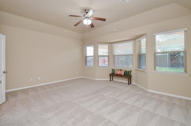 4327 Estes Ridge Ln, Katy, TX 77493 - spare room featuring light colored carpet and ceiling fan