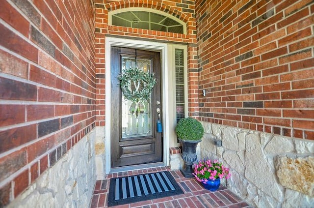 4327 Estes Ridge Ln, Katy, TX 77493 - property entrance with brick siding
