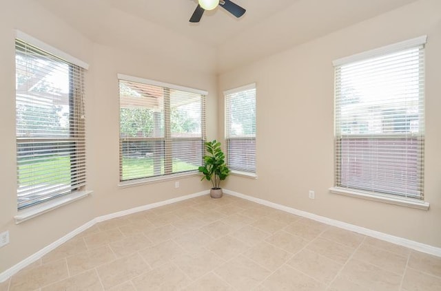 4327 Estes Ridge Ln, Katy, TX 77493 - empty room with ceiling fan and baseboards