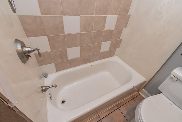 9005 Gaylord St Unit 19, Houston, TX 77024 - bathroom featuring toilet and tile patterned floors