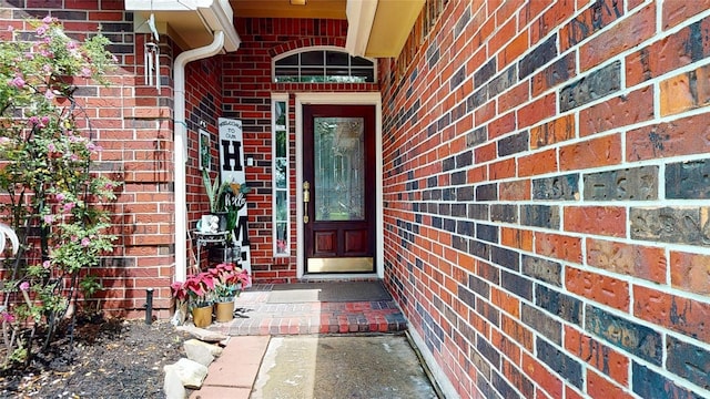 1309 Bayswater Dr, Houston, TX 77047 - view of exterior entry with brick siding