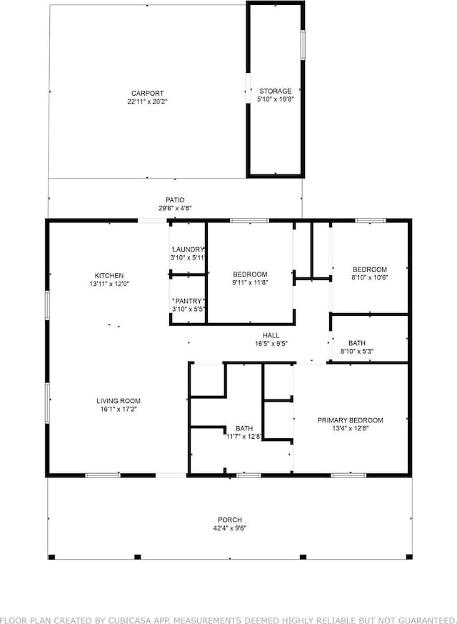 228 Cherry, Lexington, TX 78947 - view of floor plan / room layout