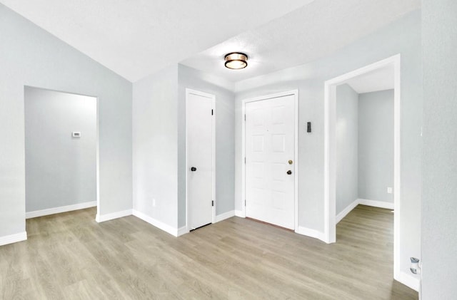 16307 N Mist Dr, Houston, TX 77073 - entryway featuring wood finished floors and lofted ceiling