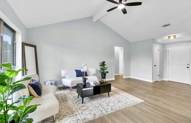 16307 N Mist Dr, Houston, TX 77073 - living room featuring wood finished floors and ceiling fan