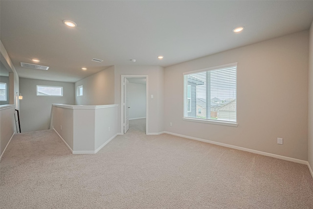 27222 Clear Breeze Dr, Katy, TX 77493 - empty room with recessed lighting and light colored carpet