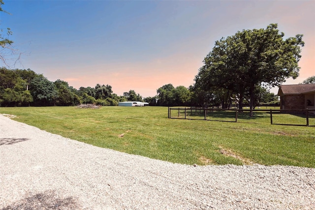 22035 Buescher Rd, Tomball, TX 77377 - view of yard with a view of countryside