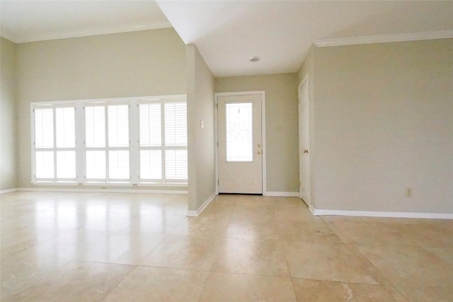5 Tiffany Sq, Sugar Land, TX 77478 - foyer with healthy amount of natural light, light tile patterned flooring, and crown molding
