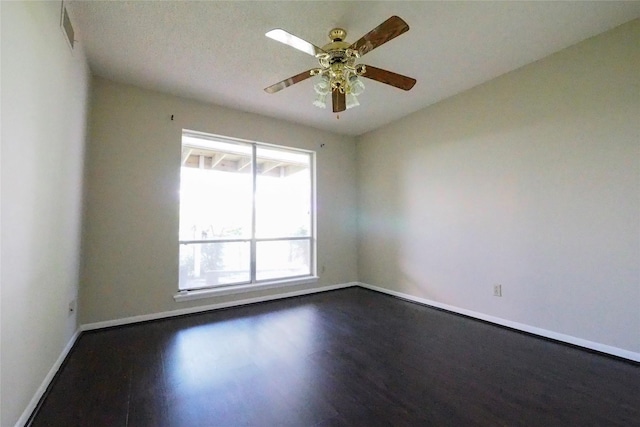 5 Tiffany Sq, Sugar Land, TX 77478 - empty room featuring dark wood-type flooring and a ceiling fan