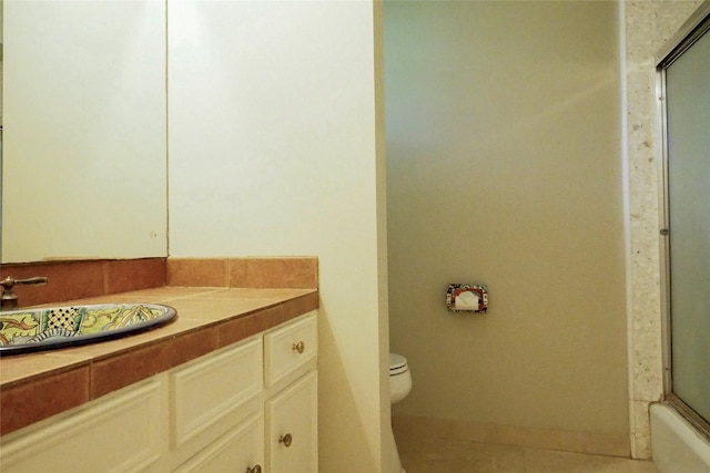 5 Tiffany Sq, Sugar Land, TX 77478 - full bathroom with vanity and tile patterned floors