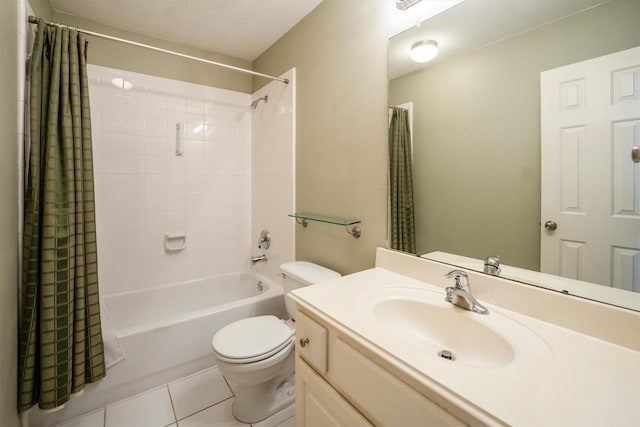 802 Lamonte, Houston, TX 77018 - full bath featuring shower / tub combo, vanity, and tile patterned flooring