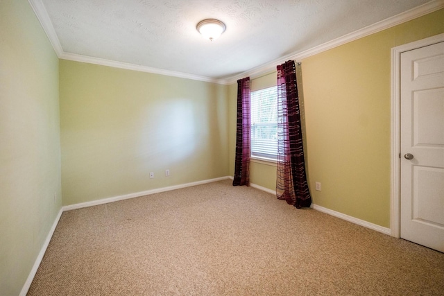 802 Lamonte, Houston, TX 77018 - empty room with light colored carpet and ornamental molding
