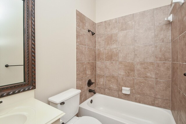 26622 Boulder Cove Ct, Katy, TX 77494 - bathroom featuring vanity and bathtub / shower combination