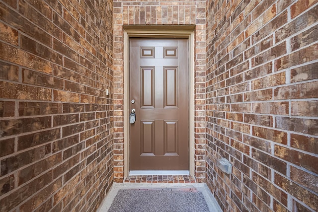 23607 Acerola Tree Ct, Katy, TX 77493 - doorway to property with brick siding