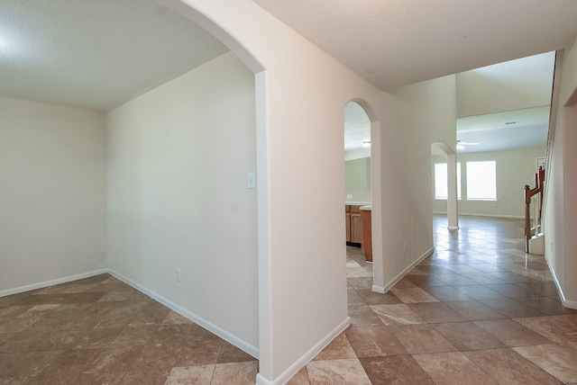 19727 Hon Ct, Katy, TX 77449 - corridor featuring arched walkways and baseboards