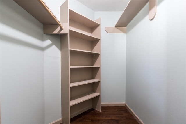 5402 Sheraton Oaks Dr, Houston, TX 77091 - walk in closet featuring dark wood-style floors