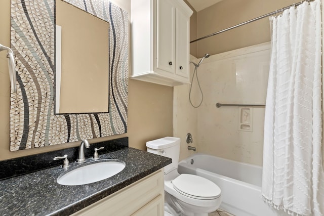 3602 Vashon Ln, Spring, TX 77388 - bathroom featuring shower / tub combo with curtain and vanity
