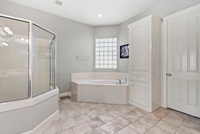 3602 Vashon Ln, Spring, TX 77388 - full bath with a bath and a shower stall