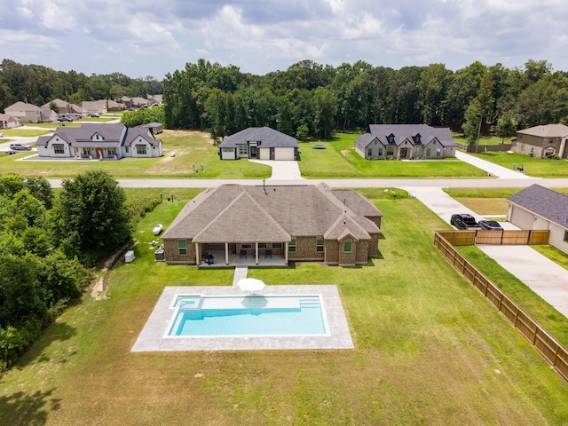 2018 Rd 660, Dayton, TX 77535 - aerial view of residential area with a pool