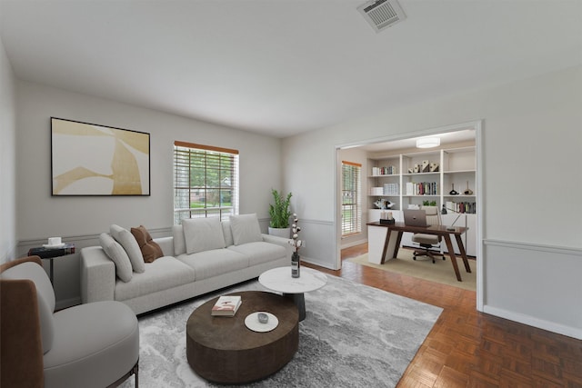 12510 Deep Spring Ln, Houston, TX 77077 - living area with a desk and baseboards