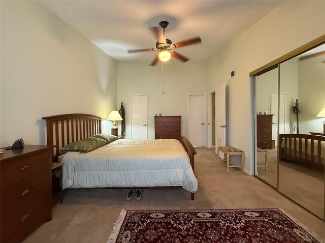 5711 Sugar Hill Dr Unit 46, Houston, TX 77057 - bedroom with carpet and a ceiling fan