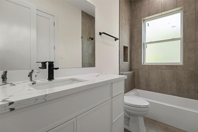 5117 Schuler St Unit B, Houston, TX 77007 - full bathroom with vanity and shower / washtub combination