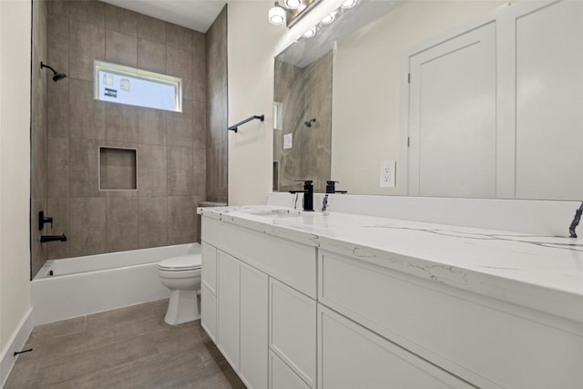 5117 Schuler St Unit B, Houston, TX 77007 - full bathroom with vanity and  shower combination