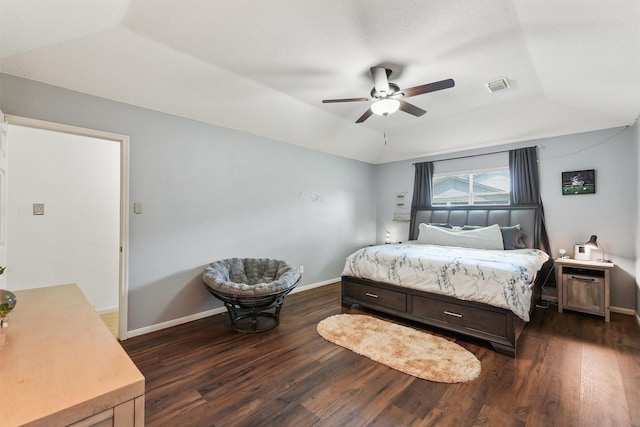 17010 Cypress Knee Dr, Cypress, TX 77429 - bedroom featuring dark wood-style floors and a ceiling fan