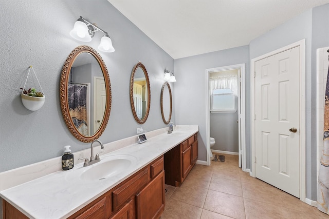 17010 Cypress Knee Dr, Cypress, TX 77429 - full bath featuring double vanity and tile patterned floors