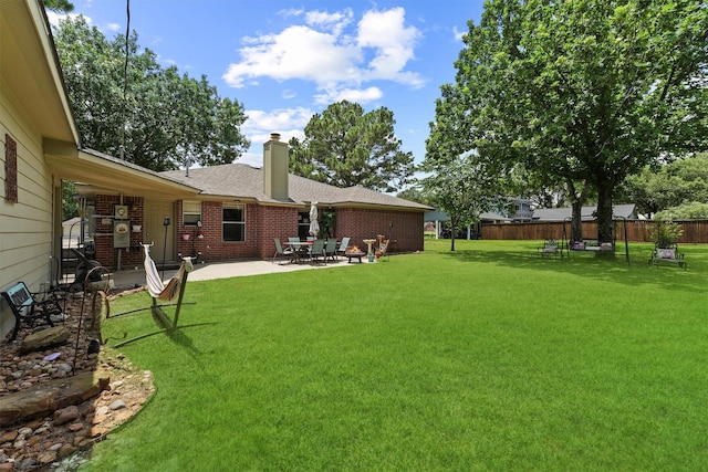 17010 Cypress Knee Dr, Cypress, TX 77429 - view of yard featuring a patio