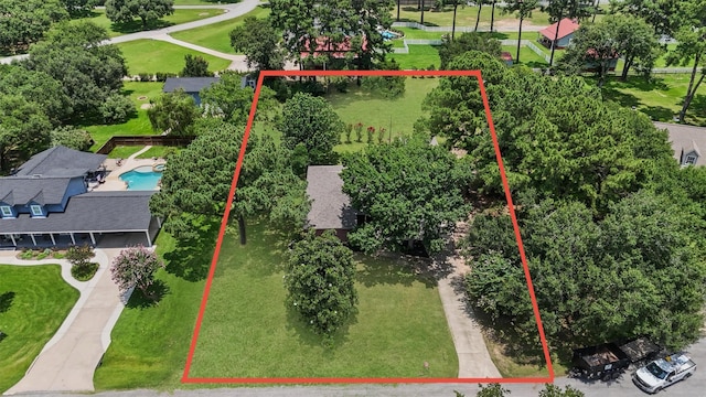 17010 Cypress Knee Dr, Cypress, TX 77429 - aerial view of property and surrounding area with property boundaries highlighted
