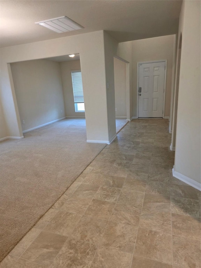 15319 Roaming River Trl, Houston, TX 77044 - empty room with baseboards and light carpet
