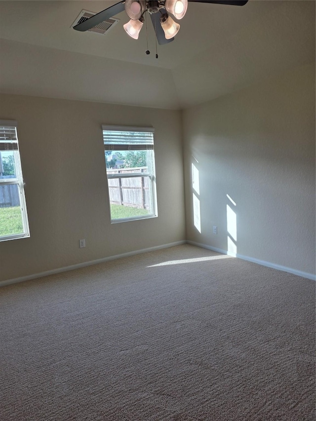 15319 Roaming River Trl, Houston, TX 77044 - unfurnished room with ceiling fan and light carpet