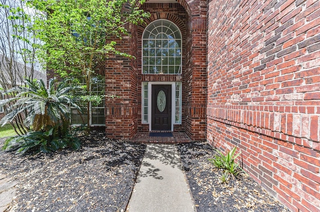 1622 Maryvale Dr, Katy, TX 77494 - view of exterior entry featuring brick siding