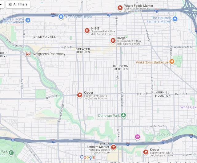 5505 Kansas St, Houston, TX 77007 - map of property location