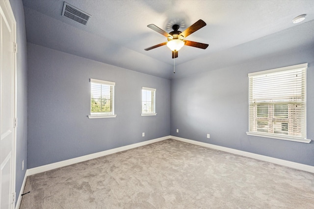 4906 Lodge Lake Dr, Fulshear, TX 77441 - spare room with ceiling fan and carpet flooring