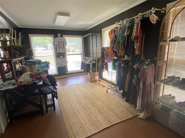 312 Spring, Washington, GA 30673 - spacious closet featuring wood finished floors