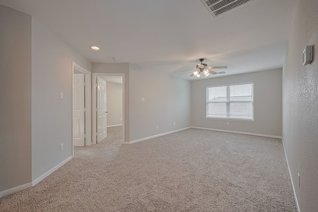 9714 Angleside Ln, Sugar Land, TX 77498 - carpeted spare room with a ceiling fan and baseboards