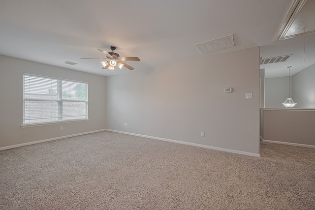 9714 Angleside Ln, Sugar Land, TX 77498 - unfurnished room featuring ceiling fan and carpet flooring