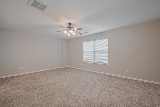 9714 Angleside Ln, Sugar Land, TX 77498 - carpeted empty room featuring a ceiling fan and baseboards