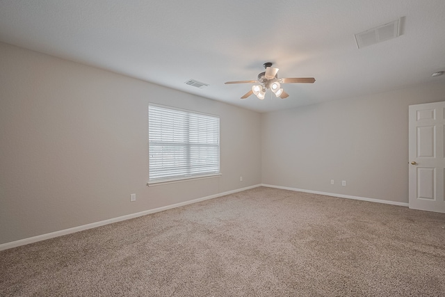 9714 Angleside Ln, Sugar Land, TX 77498 - carpeted spare room with a ceiling fan and baseboards
