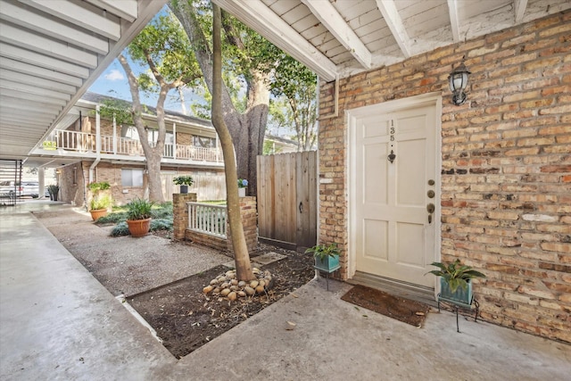 4040 San Felipe St Unit 135, Houston, TX 77027 - view of exterior entry with brick siding