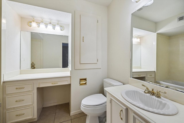 4040 San Felipe St Unit 135, Houston, TX 77027 - full bathroom featuring vanity and tile patterned floors