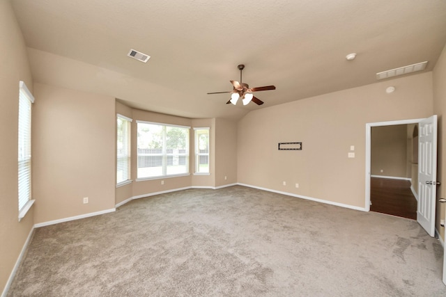 30041 Willow Walk Ln, Brookshire, TX 77423 - spare room featuring a ceiling fan and carpet flooring