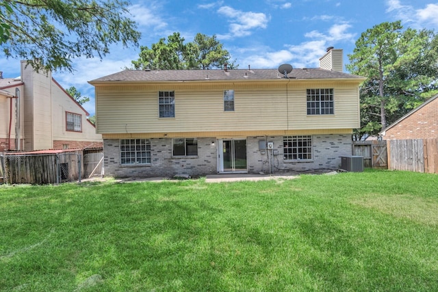 15918 Pinyon Creek Dr, Houston, TX 77095 - back of property with brick siding, a gate, and a fenced backyard