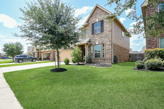 10219 Kentington Oak Dr, Humble, TX 77396 - traditional home with driveway and brick siding