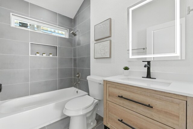 1311 E 35th St, Houston, TX 77022 - full bath with vanity and bathtub / shower combination