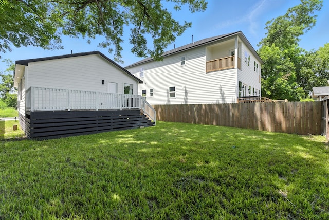 1311 E 35th St, Houston, TX 77022 - back of house with a wooden deck